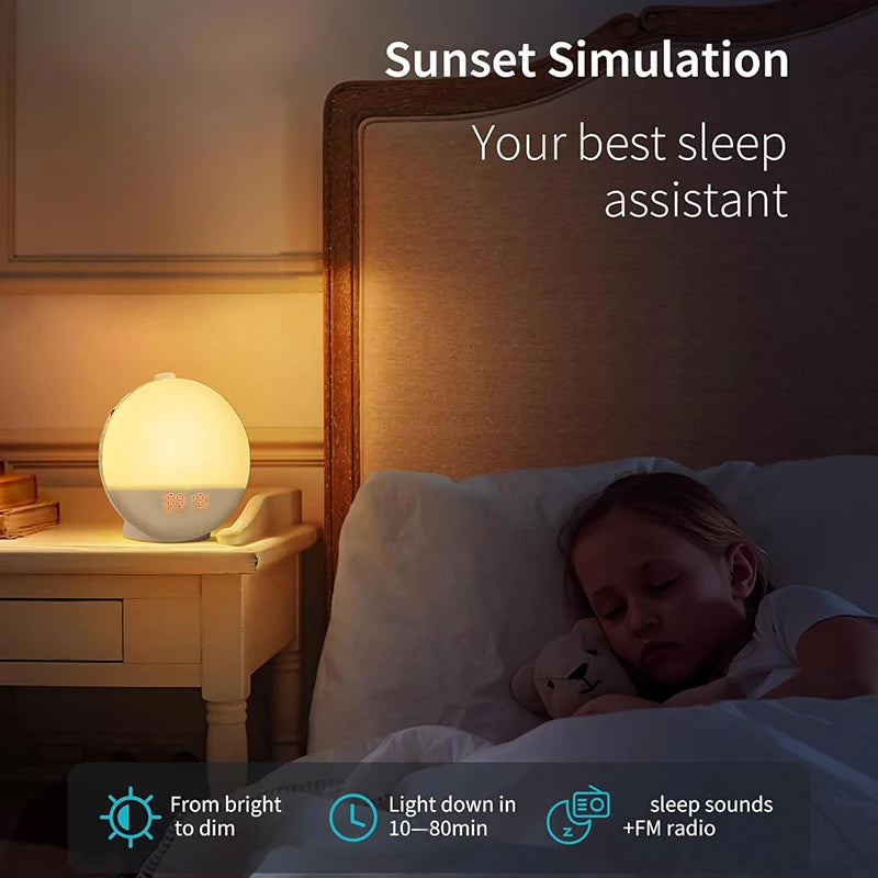 Réveil Simulateur d'Aube RAPHOZI HOMETECH - photo 5